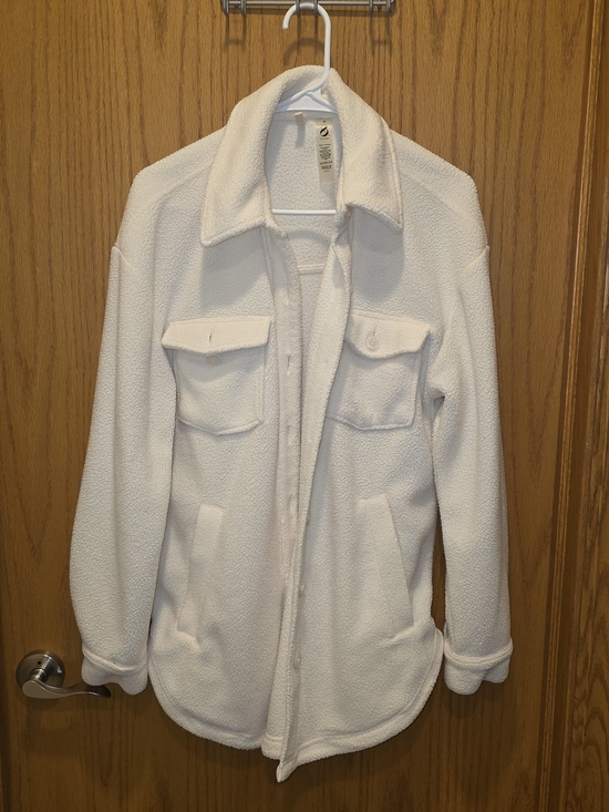 Lou And Grey Jackets & Blazers - Cozy Cream Teddy Shacket with Front Pockets